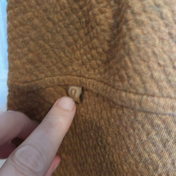 Lululemon Warm Down women’s brown textured jogger sweatpants size 12 - Picture 8 of 10
